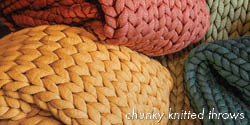 Chunky Knit Throws