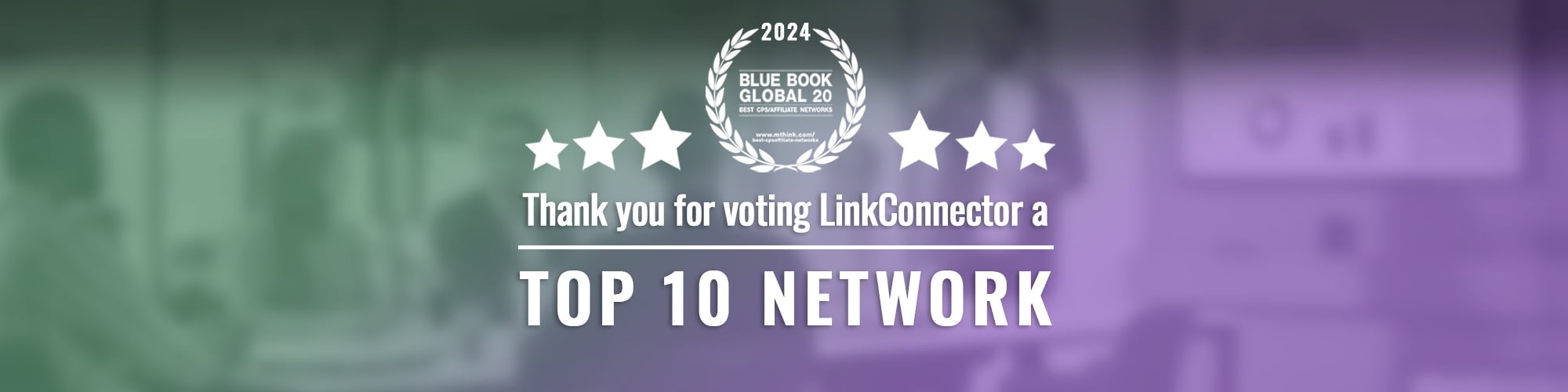 Thank you for voting LinkConnector a Top 10 Network!